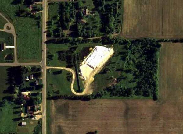 Maple City Drive-In Theatre - Aerial